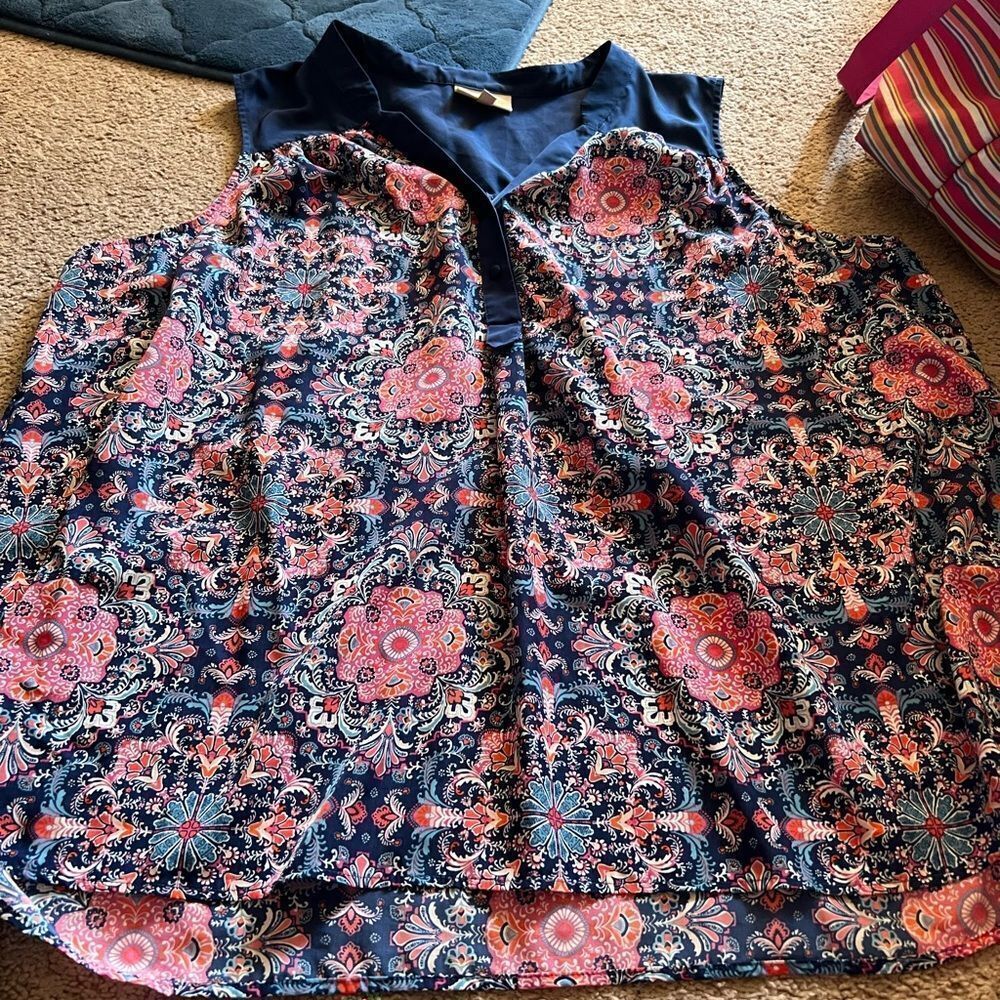 ModCloth blouse 3x - Picture 3 of 8